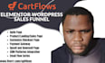 customize wordpress woocommerce sales funnel with elementor and cartflows pro