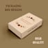 create a beautiful cards packaging box design