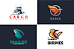 do minimal logistics logo creation for business or website