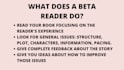 beta read and critique your book