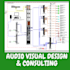 design complete audio visual systems and provide professional av consulting