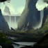 do fantasy environment concept art , landscape