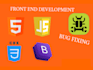 be your front end web developer in HTML5,css3,js bootstrap