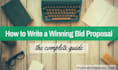 prepare your bid proposal, rfp and rfq for tender