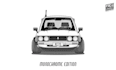 make front facing chibi cartoon car illustration