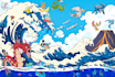 make beautifully illustrated pokemon and environments
