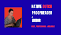 proofread and edit dutch texts professionally