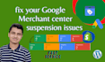 fix your google merchant center suspension, gtin issues