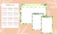 design custom, editable journal, calendar, planner on canva