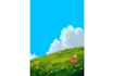 design amazing pixel art background and scenery