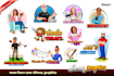 design modern cartoon, mascot business logo