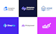 design a modern timeless logo for your saas ai software app website and startup