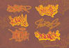 create graffiti logo or graffiti chatacter illustration