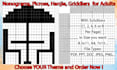 make nonogram puzzle book with solutions
