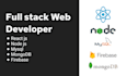 be your full stack web developer using react js and node js
