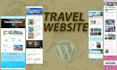 create a travel agency website with tour booking system