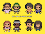 draw chibi character pixel art