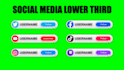create social media lower third animation