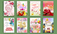 design birthday, valentines card, social post,