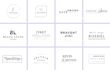 design unique word mark or letter mark or  monogram  logo