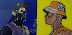 make anime glass painting