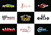 design premium stunning sports fitness gym  monogram and streetwear t shirt logo