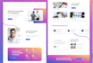 create bussiness landing page design or sales page design using elementor pro