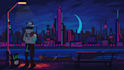 make pixel art anime style, game style additional animation