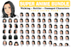 make anime face and sprites for games