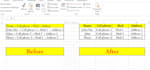 split name, address, data to excel CSV, google spreadsheets