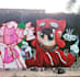 make real graffiti or mural on the real wall