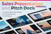 write, design premium powerpoint sales presentation and pitch deck
