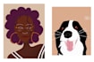 draw a flat illustration for a website, poster or anything
