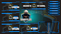 craft professional twitch logo, overlay and screens
