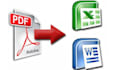 convert PDF to excel