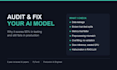audit and fix your ai model