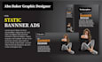 design social media post static web banner