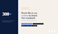 translate english to dutch or dutch to english as a native speaker