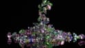 create a 3d animated logo intro video featuring diamonds