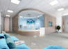 design and make 3d rendering of interior office