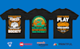 do bulk custom graphic retro vintage gaming  tshirt design