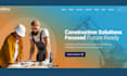 design a clean modern construction website