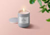 do luxury candle label design and box design