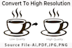 convert your low quality logo to high resolution vector