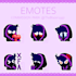 draw custom twitch emotes and badges in chibi style