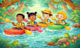 illustrate whimsical children story book