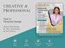 design a professional flyer or pamphlet within 24 hours