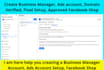create a fresh facebook business manager with ads manager