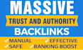 build manual high quality mix SEO backlinks with white hat link building