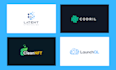 do flashy  technology, software agency, tech startup, blockchain, app icon logo